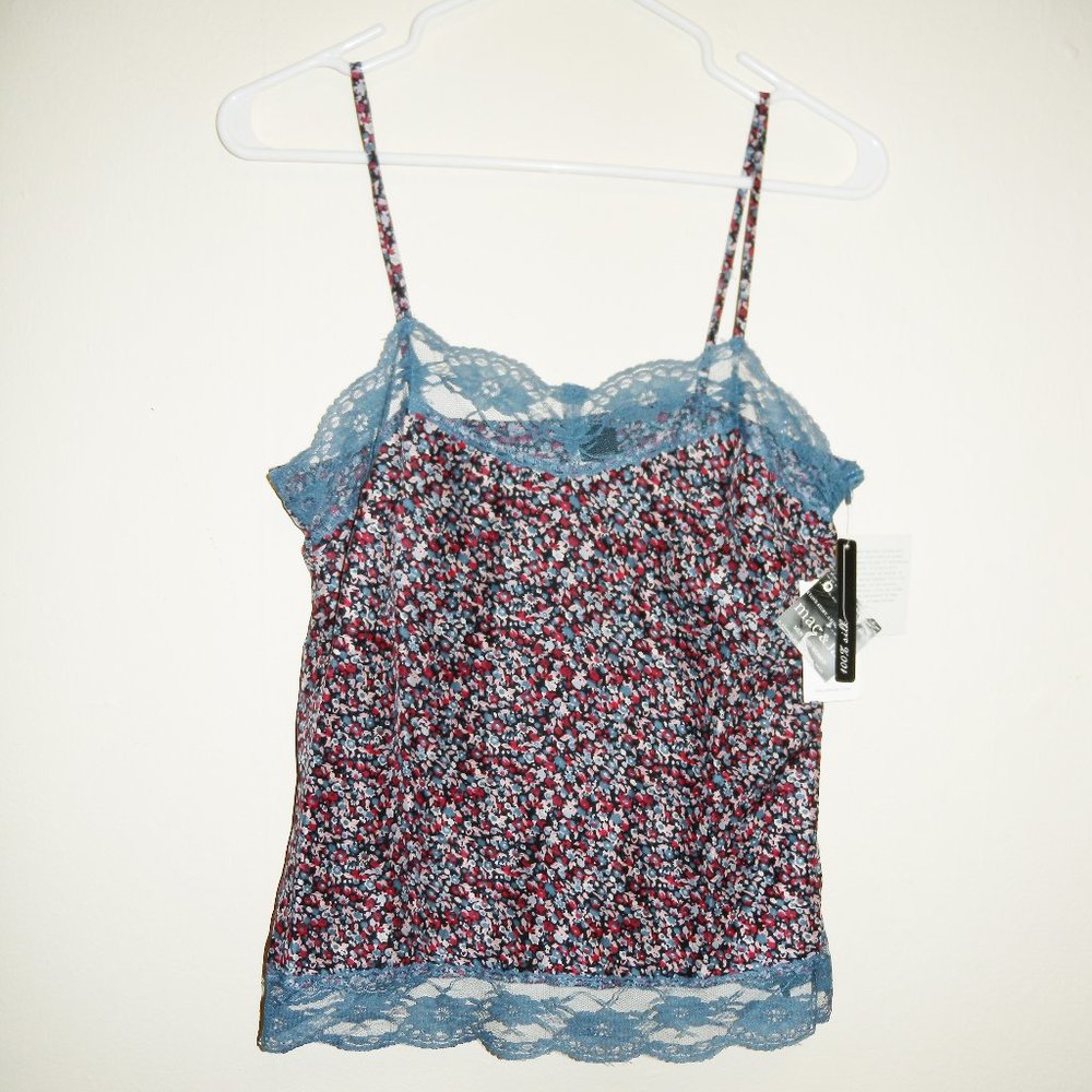 Mac & Jac Silk Floral Tank Top